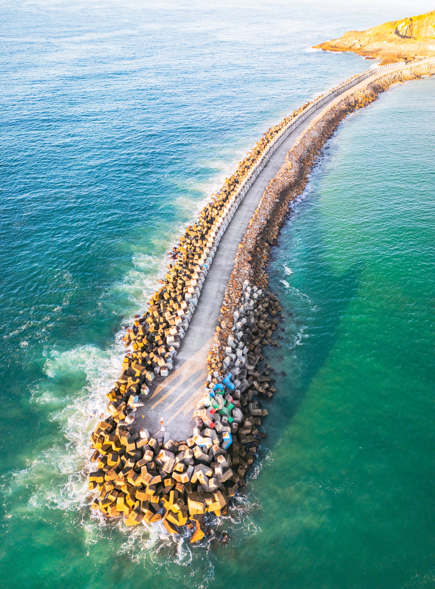 Break wall.Coffs Harbour Nsw.