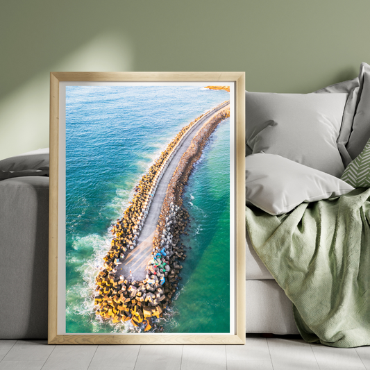 Break wall.Coffs Harbour Nsw.