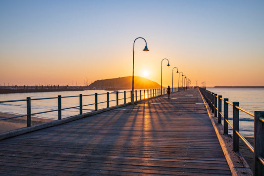 Sun Rays ,Coffs Harbour Jetty .Coffs Harbour Nsw